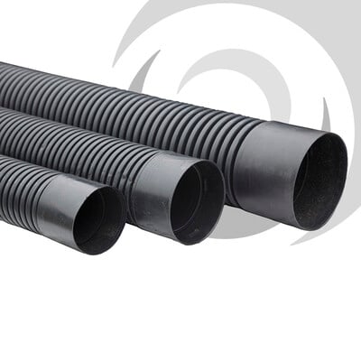 125mm RIDGIDUCT Twinwall x6m c/w Coupler Complies with ENATS 12-24 & BS EN 61386-24 Class 2