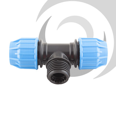 32mm x 1 1/4" Comp. Tee Junction MALE Thread