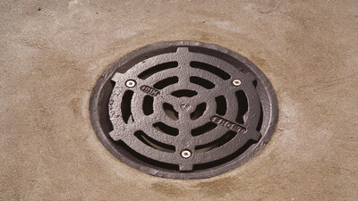 Frost floor drain gully cast iron grating 