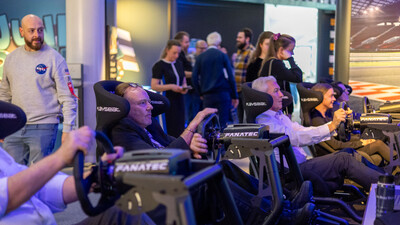 Mercedes-Benz World driving simulators team building 