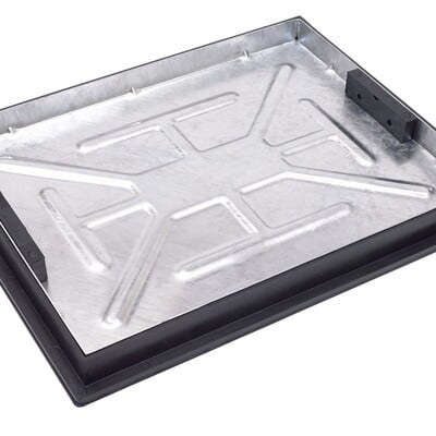 RECESSED SCREED Cover: 600 x 450mm x 46mm; Poly Frame