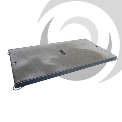 QuadBox Concrete Cover EN2/B125 725 x 255mm Badged: BT, BT Approved