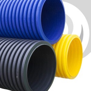 225mm ID Gas T/W Duct x6m; YELLOW, C/W Coupler