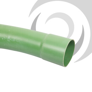 96mm CTV Duct Long Radius Bend 22deg; Green