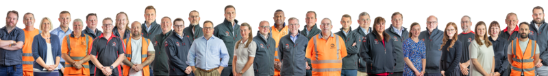 The Drainfast team group png cutout 2024