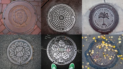manhole cover designs from around the world