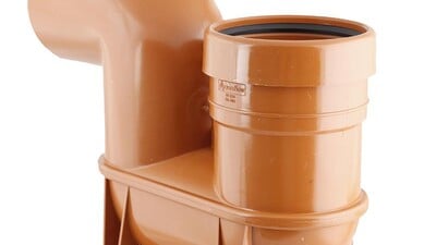 110mm UPVC Drainage 'P' Trap Gully