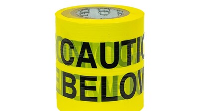 Detectable U/G Warning Tape - ELECTRIC (x100m) YELLOW