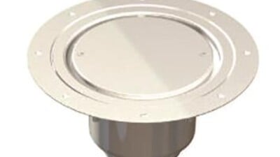 Kent 225mm dia Stainless Steel Trapped Gully