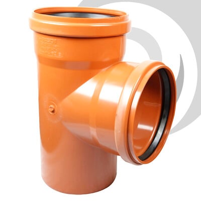 250mm D/Socket 87.5deg T Junction