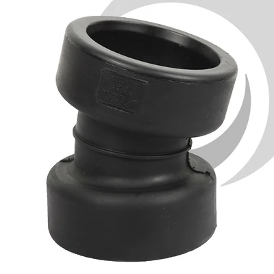 150mm ID Twinwall Drain Bend D/Socket 15 deg Short Radius, inc. seals