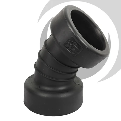 150mm ID Twinwall Drain Bend D/Socket 45 deg Short Radius, inc. seals