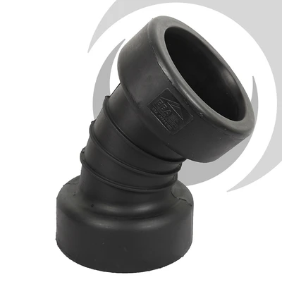225mm ID Twinwall Drain Bend D/Socket 45deg Short Radius inc. seals