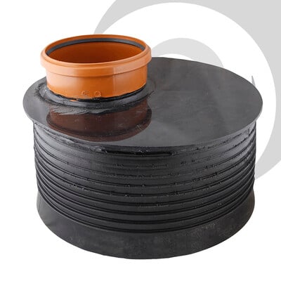 300mm Naylor TW Socket to 160mm UPVC Socket Level invert reducer