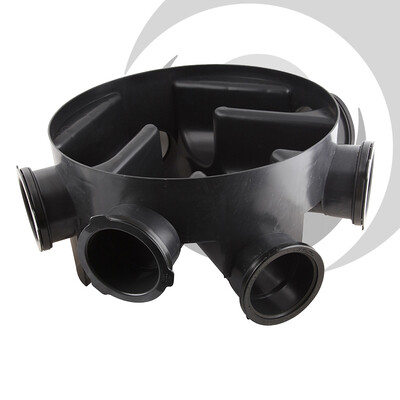 450mm Inspection Chamber Base 110mm Inlet for installation up to 1.2m