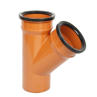 110mm UPVC Drainage Double Socket Y Junction