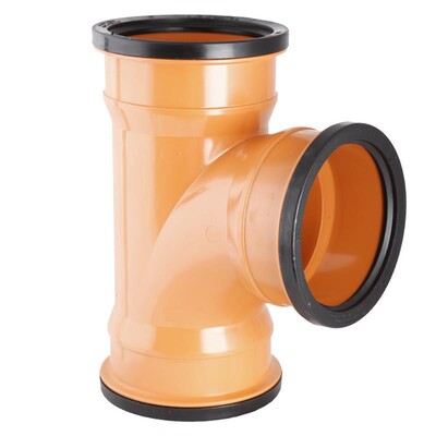 110mm UPVC Drainage Triple Socket T Junction