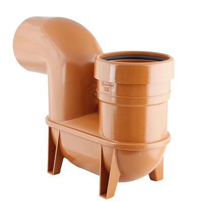 110mm UPVC Drainage 'P' Trap Gully