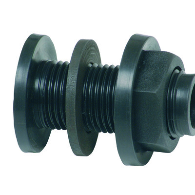 1" Plasson PP Tank Connector - MALE Thread