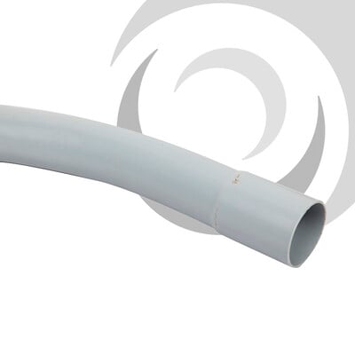 54mm BT Type Duct L/ Radius Bend 22deg; Grey