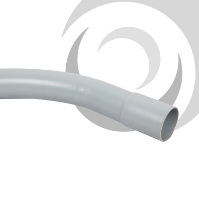 54mm BT Type Duct L/ Radius Bend 45deg; Grey