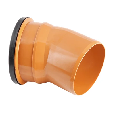 160mm UPVC Drainage S/Socket Bend 22.5deg
