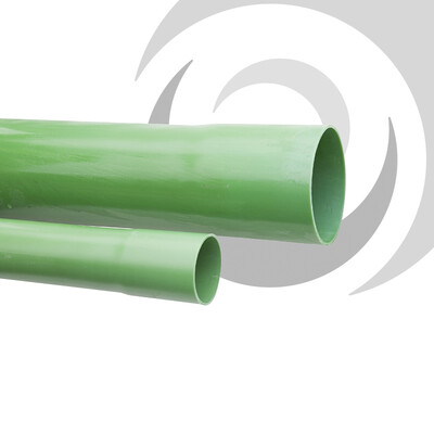 96mm CTV Duct Rigid Single Socket x6m; Green