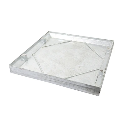 RECESSED SCREED Cover Galvanised: 450 x 450mm Sealed & Locked 10tn GLVW