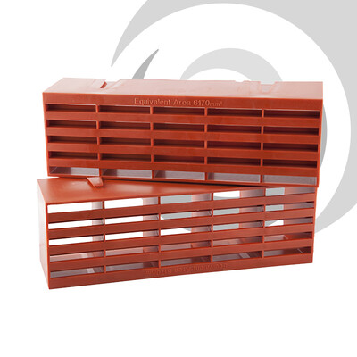215x69x60mm Polyprop. Air Brick; Terracotta