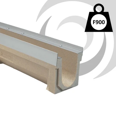 F150K 150mm W x 220mm D Polymer Channel x1m F900