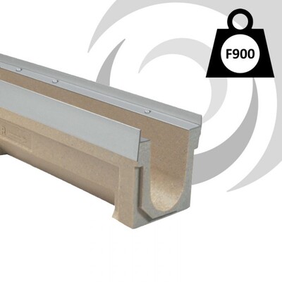 F150K 150mm W x 270mm D Polymer Channel x1m F900