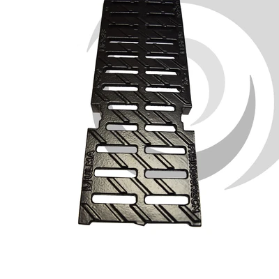 MULTIV 100mm Slotted Heelguard Grating C250 x0.5m