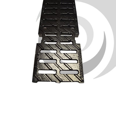 MULTIV 100mm Slotted Heelguard Grating D400 x0.5m
