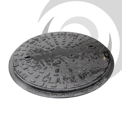 Ductile Iron Cover & Frame: 450mm dia.; B125 Circular