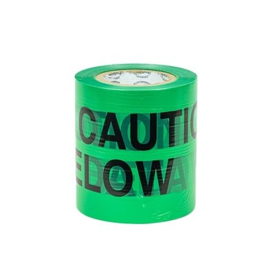 Underground Warning Tape - DATA CABLE (x365m) GREEN
