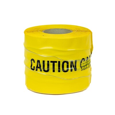 Detectable U/G Warning Tape - Caution (x100m) Yellow
