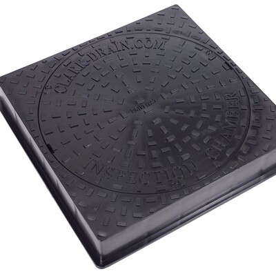 Polypropylene Cover & Frame: 450 x 450mm 3.5 Ton Square to Round