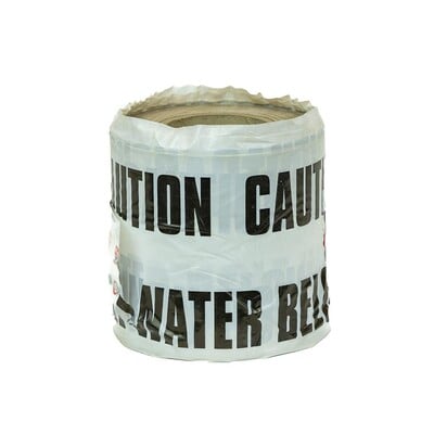 Underground Warning Tape - Non Potable Water White