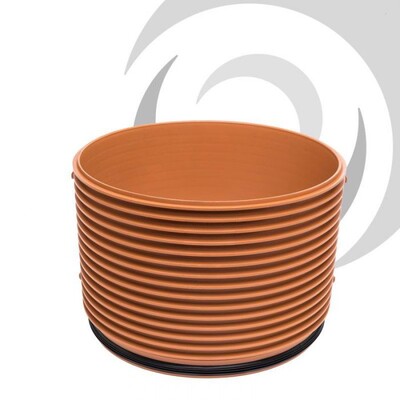 450mm Inspection Chamber Shaft 300mm Height includes seal (Adoptable SFA7) (BROWN)