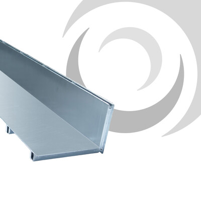 EUROSELFV+ 100mm Galv. Access Unit x0.5m To Suit Single Side Slot Grating