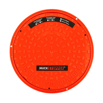 MuckStopper Red 450mm Foul Water Inspection Chamber Cover